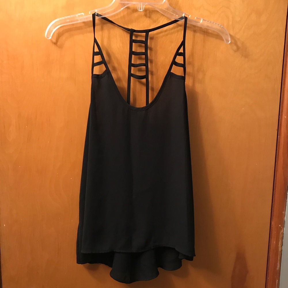 UO lush black tank top